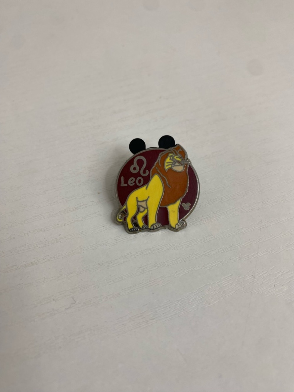 The Lion King ~ Mufasa Leo Zodiac Sign Collection Disney Pin